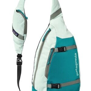 Patagonia Atom 8L sling bag blue/white